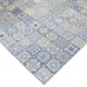 Mosaik Tenfors Quilt Blå cm