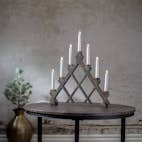 Adventsljusstake Star Trading Rut 7 Ljus