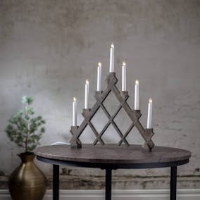 Adventsljusstake Star Trading Rut 7 Ljus