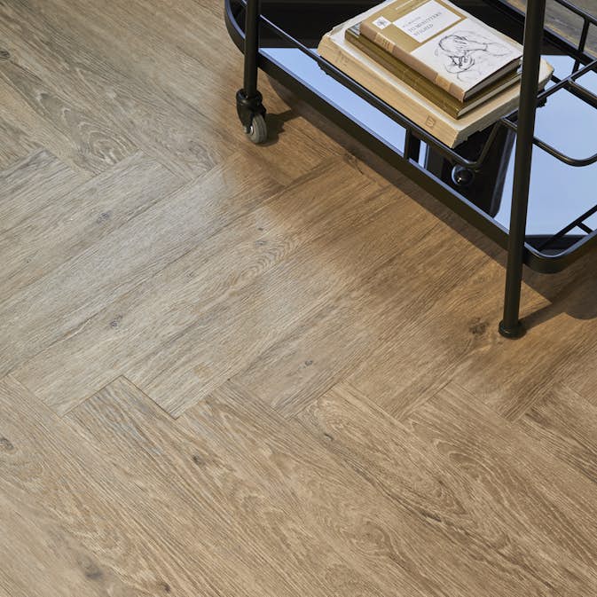 Vinylgolv Novego Classic Fiskbensmönster - Natural Oak