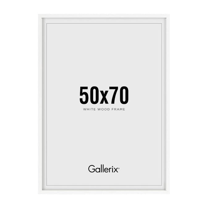 Tavelram Gallerix Vit