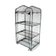 Växthus Plast Home it Mini Drivhus med 3 Hyllor,124 cm