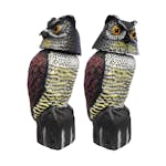 Fågelskrämma Home it Uggla med Roterande Huvud för Trädgård & Utemiljö