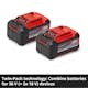 Batteri Einhell 2x18V 5,2Ah PXC-Twinpack