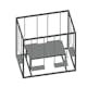 Pergolagunga Jabo Med Bord För 6 Personer 2200x1400x2100 mm