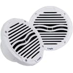 Marinhögtalare Logic SoundLab Högtalarset 8" Vit 2 st