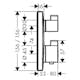Duschblandare Hansgrohe Ecostat 1 Funktion