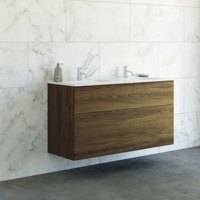 Tvättställsskåp Dansani Luna Kantate Dubbel