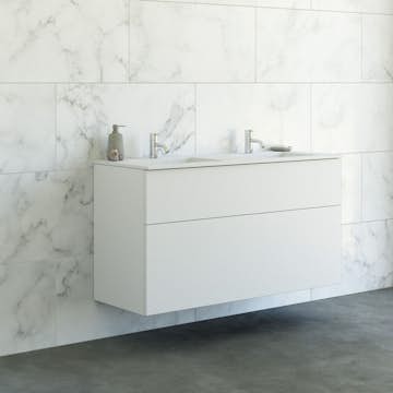 Tvättställsskåp Dansani Luna Minore Dubbel