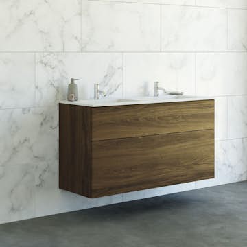 Tvättställsskåp Dansani Luna Minore Dubbel