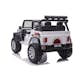 Elbil Nordic Play Offroader 12V7AH EVA hjul vit