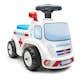 Sparkbil FALK Ambulance ride-on med förvaringsutrymme, ratt och tuta
