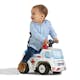 Sparkbil FALK Ambulance ride-on med förvaringsutrymme, ratt och tuta