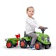 Sparkbil FALK Traktor med trailer, kratta och skyffel Baby Claas