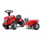 Sparkbil FALK Traktor m. trailer, kratta och skyffel Baby Massey Ferguson