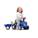 Sparkbil FALK Traktor med trailer, kratta och skyffel Baby New Holland