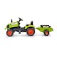 Trampbil FALK Traktor med vagn Claas 808-052