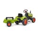 Trampbil FALK Traktor med vagn Claas 808-052