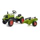 Trampbil FALK Traktor med vagn Claas 808-052