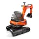 Trampbil Falk Kubota Grävmaskin Inkl. Hjälm för Barn