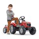 Trampbil FALK Traktor med vagn Massey Ferguson