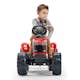 Trampbil FALK Traktor med vagn Massey Ferguson