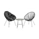 Cafeset Comfort Garden Bologna Svart