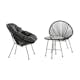 Cafeset Comfort Garden Bologna Svart
