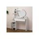 Sminkbord In Living Decortie med Förvaring och Spegel