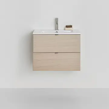 Tvättställsskåp Hafa Go 2 Lådor Ek