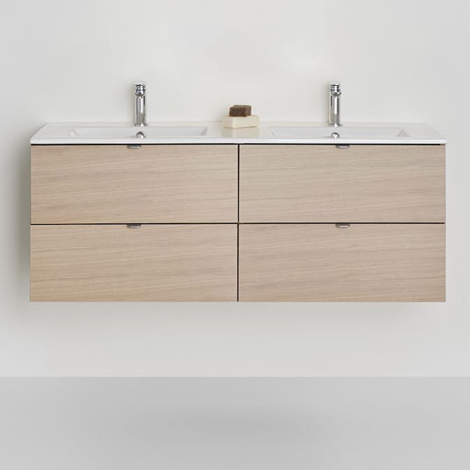 Tvättställsskåp Hafa Go 2x2 Lådor EK med Tvättställ