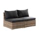Loungesoffa Comfort Garden Wisconsin utan Armstöd 2-sits Utomhus