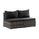 Loungesoffa Comfort Garden Wisconsin utan Armstöd 2-sits Utomhus