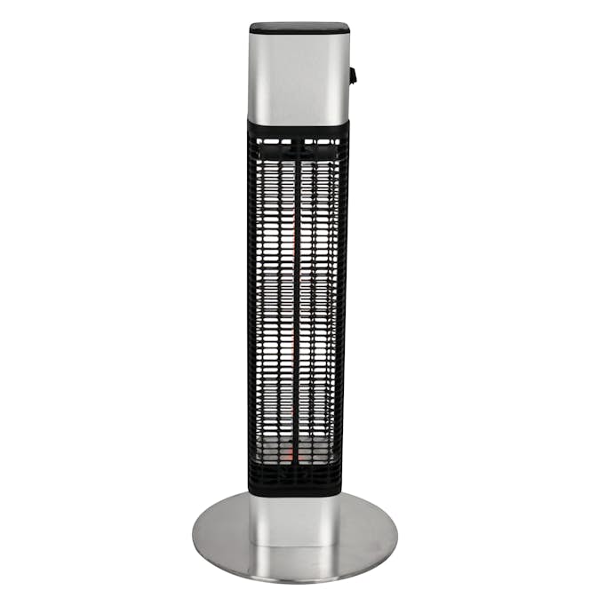 Terrassvärmare Home it Fristående Svart/Rostfritt Stål 1200W