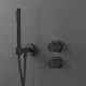 Takduschset Scandtap Steel Harmonized 2Z för Inbyggnad