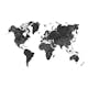 Fototapet ESTAhome Världskarta Antracit