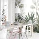 Fototapet ESTAhome Djungel Vit/Grå Olivgrön