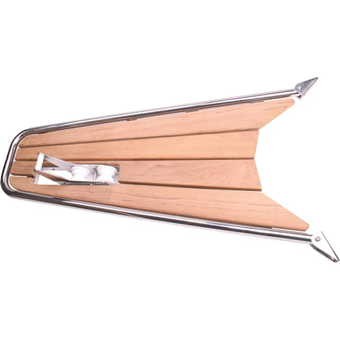 Peke 1852 Teak Med Ankarrulle 115x52 cm