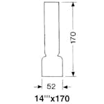 Lampglas Den Haan Dhr 14 X 170 Mm