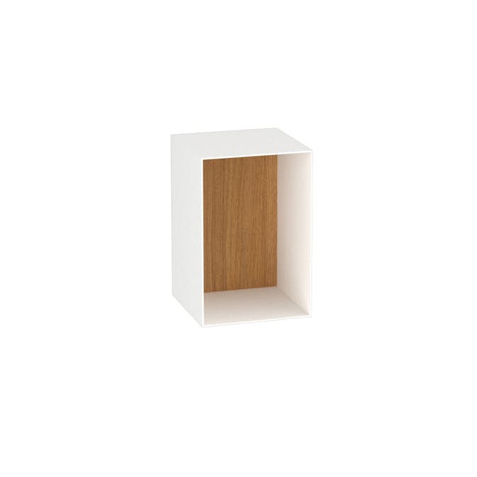 Hylla Ballingslöv Showoff B: 20 cm, Vit/Ek Natur
