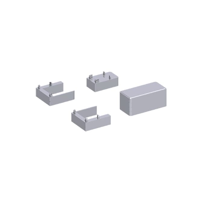 Distansbrickor Dansani 2x6 mm Grå