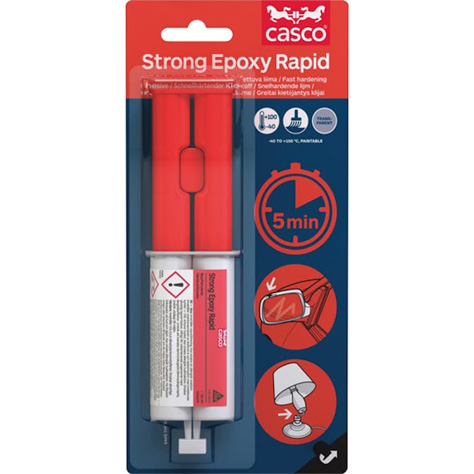 Lim Casco Stark Epoxi Snabbförpackning à 24 ml (2 tuber på 12 ml)