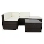 Loungeset Lyfco Kungshamn Mörkbrun