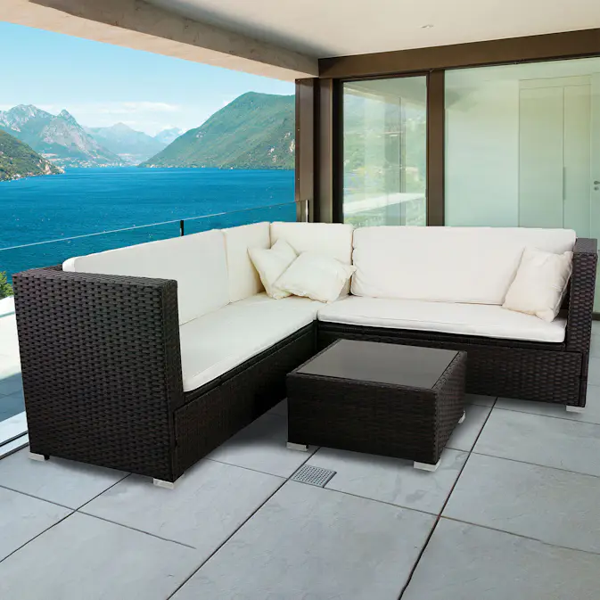 Loungegrupp Lyfco Vrångö för Balkong