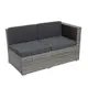 Loungegrupp Lyfco Allarp med inbyggd Förvaring Grå