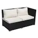 Loungegrupp Lyfco Djursvik med förvaring Svart