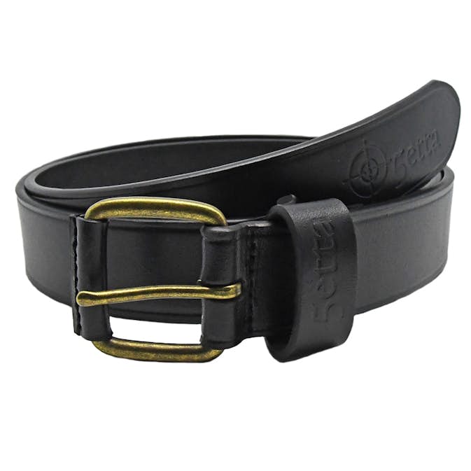 Läderbälte 5etta Svart 35 mm