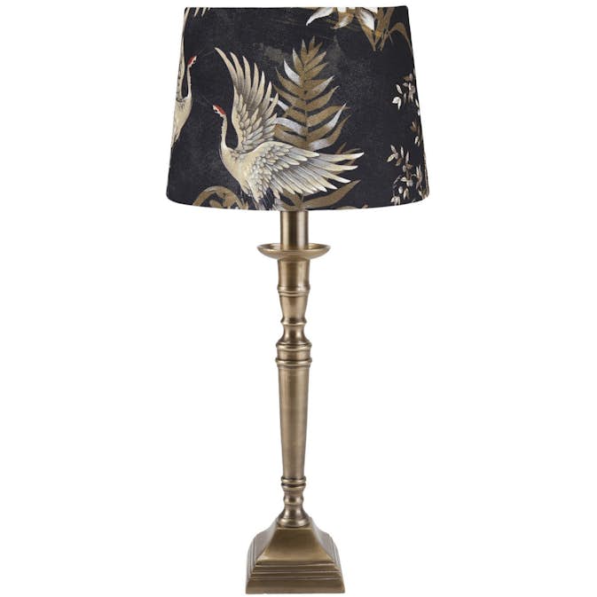 Bordslampa PR Home Salong med Svart Lampskärm