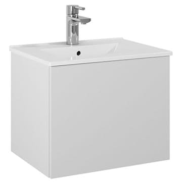 Tvättställsskåp Alterna Ella Kompakt med Ariella Porslin Tvättställ