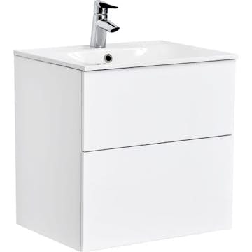 Tvättställsskåp Alterna Isella med Ariella Mineralkomposit Tvättställ